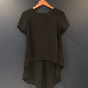 Black TopShop High-Low Top